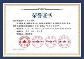 14届GIS大赛获奖教师证书-13 JA013365英国上市集团张鹏飞